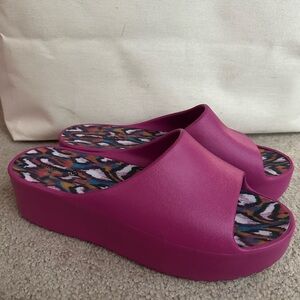 BareTraps Pink Platform Shoes